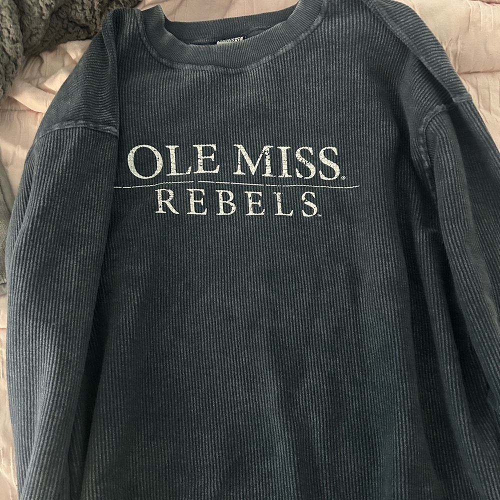 Ole Miss Rebels Women's Navy Sweatshirt